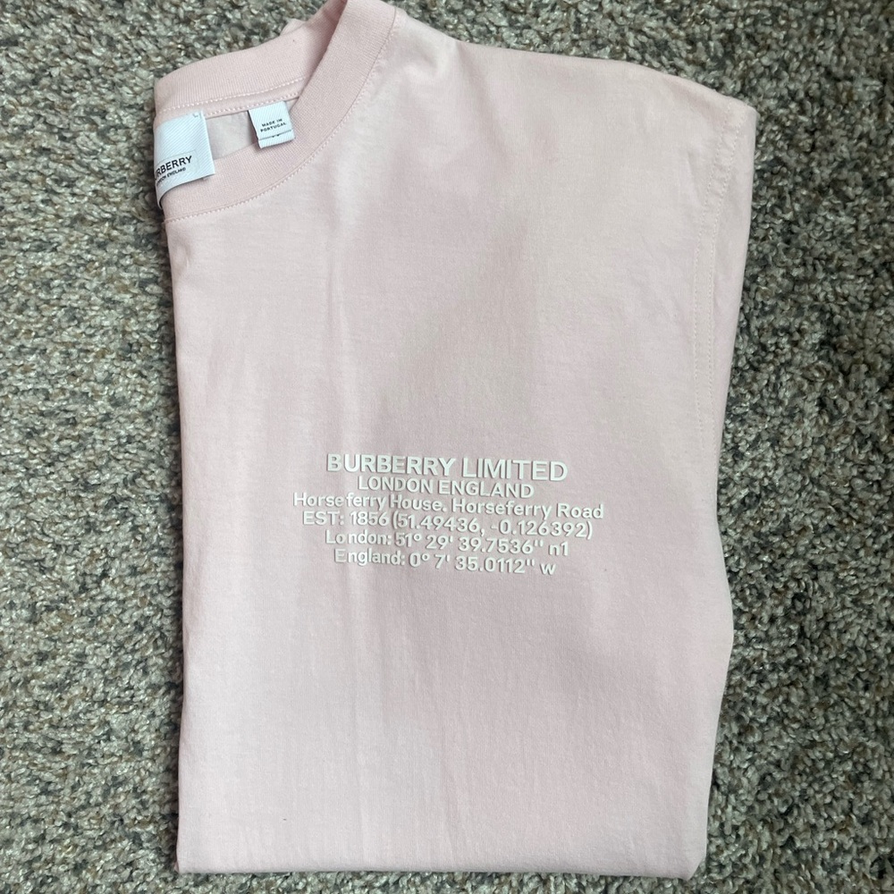 Burberry Light Pink T-Shirt